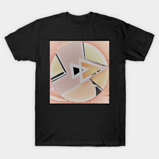 PASTEL ART DECO ABSTRACT MOD GEOMETRIC DESIGN T-Shirt